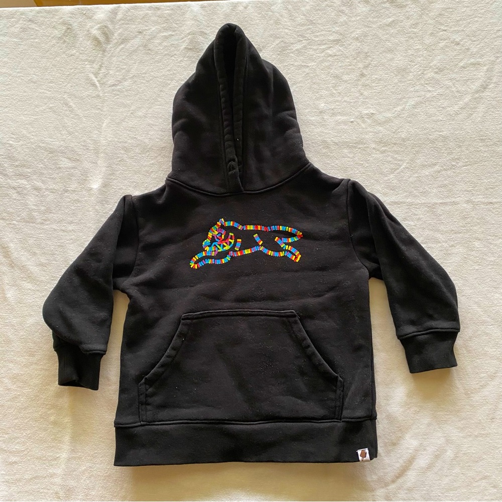 Kids Ice Cream 🍦 Chewing Gum Hoodie 4T Black 100% Cotton Streetwear Fall School